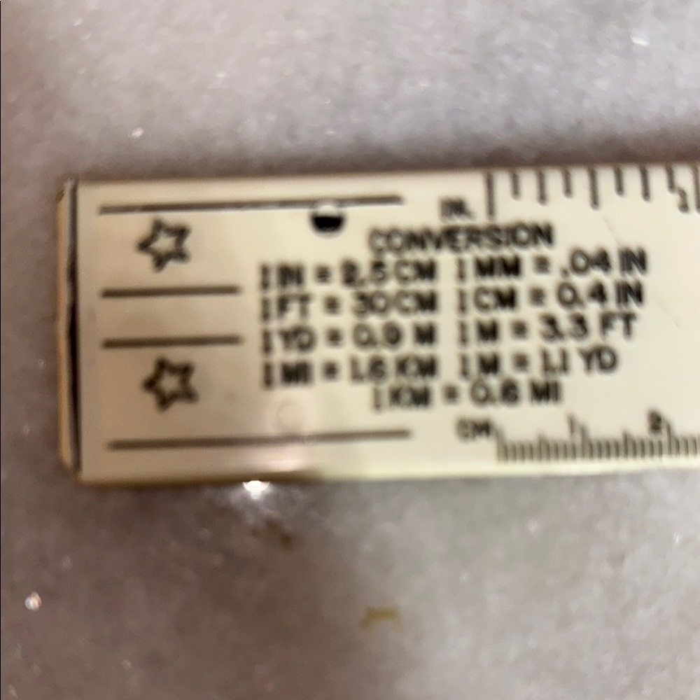 Disney Mickey Mouse Ruler and Math Conversion Slide Measurements - Picture 6 of 7